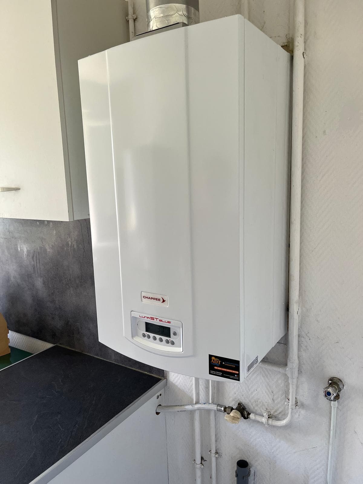 Photo d’une réalisation d’ADT Climatisation Chauffage