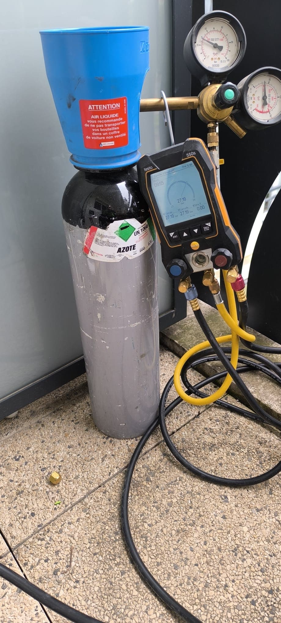 Mise en service d'un système de chauffage par d’ADT Climatisation Chauffage